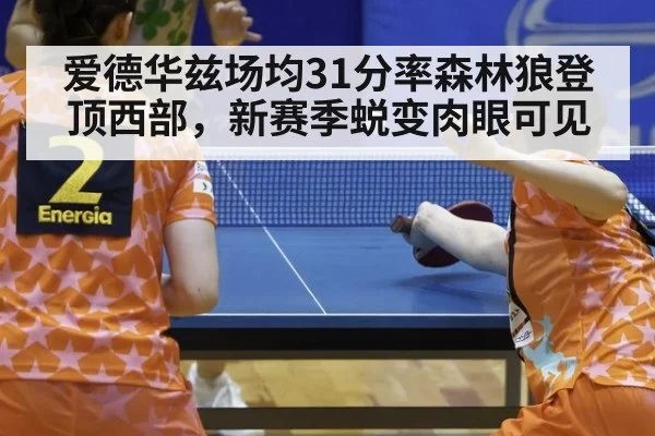 爱德华兹场均31分率森林狼登顶西部,新赛季蜕变肉眼可见